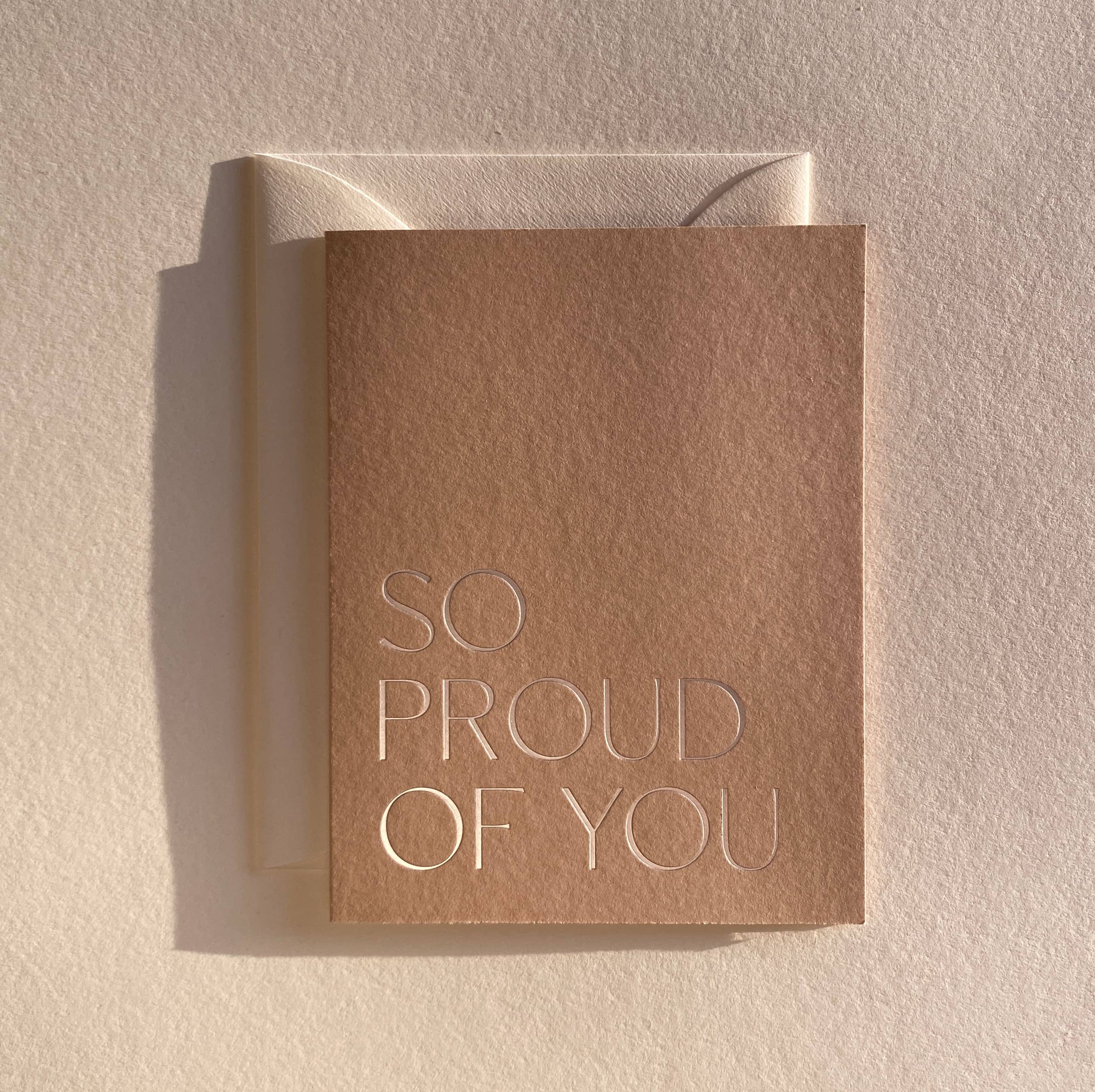 Jaymes Paper - Wholesale Congratulations Card - So Proud Of You No. 210