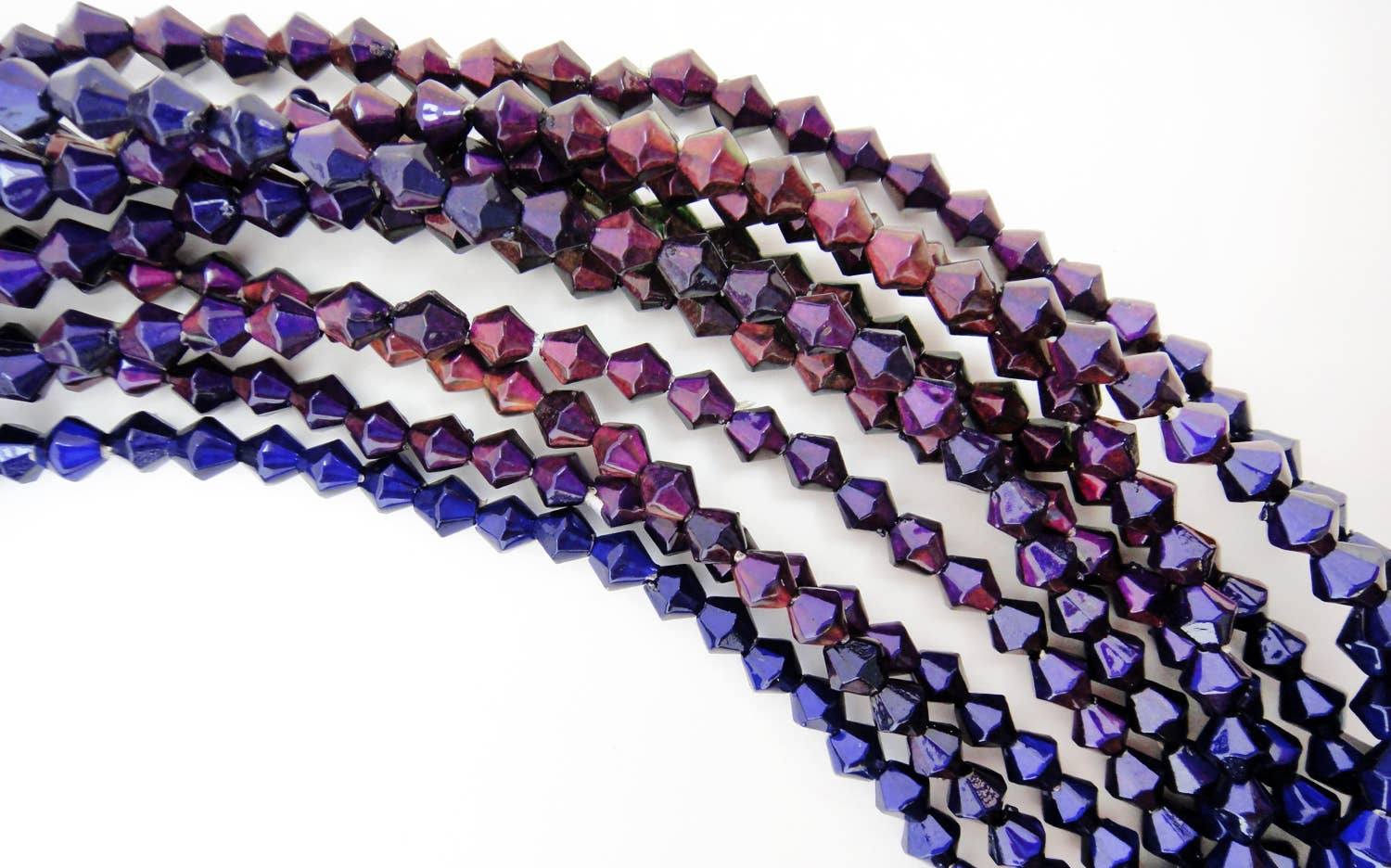 Tika – wholesale Beaded/pearl necklace – Micro Mirage Bead Necklace - 5mm bicone2