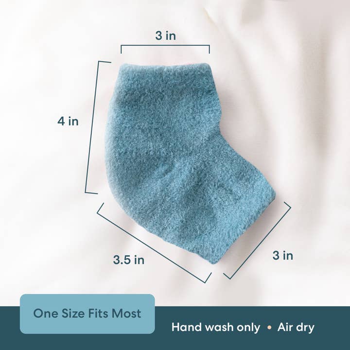 Dr. Frederick's Original - Wholesale Moisturizing Socks - Moisturizing Heel Socks - Fuzzy - 1 Pair - Teal Tranquility9