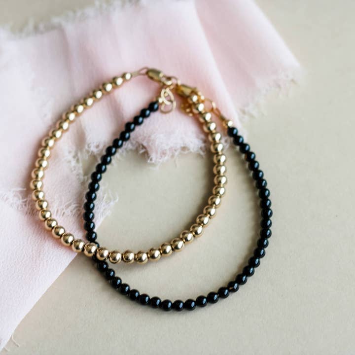 Joyful Bead Company - Wholesale Beaded Bracelet - Onyx Bracelet