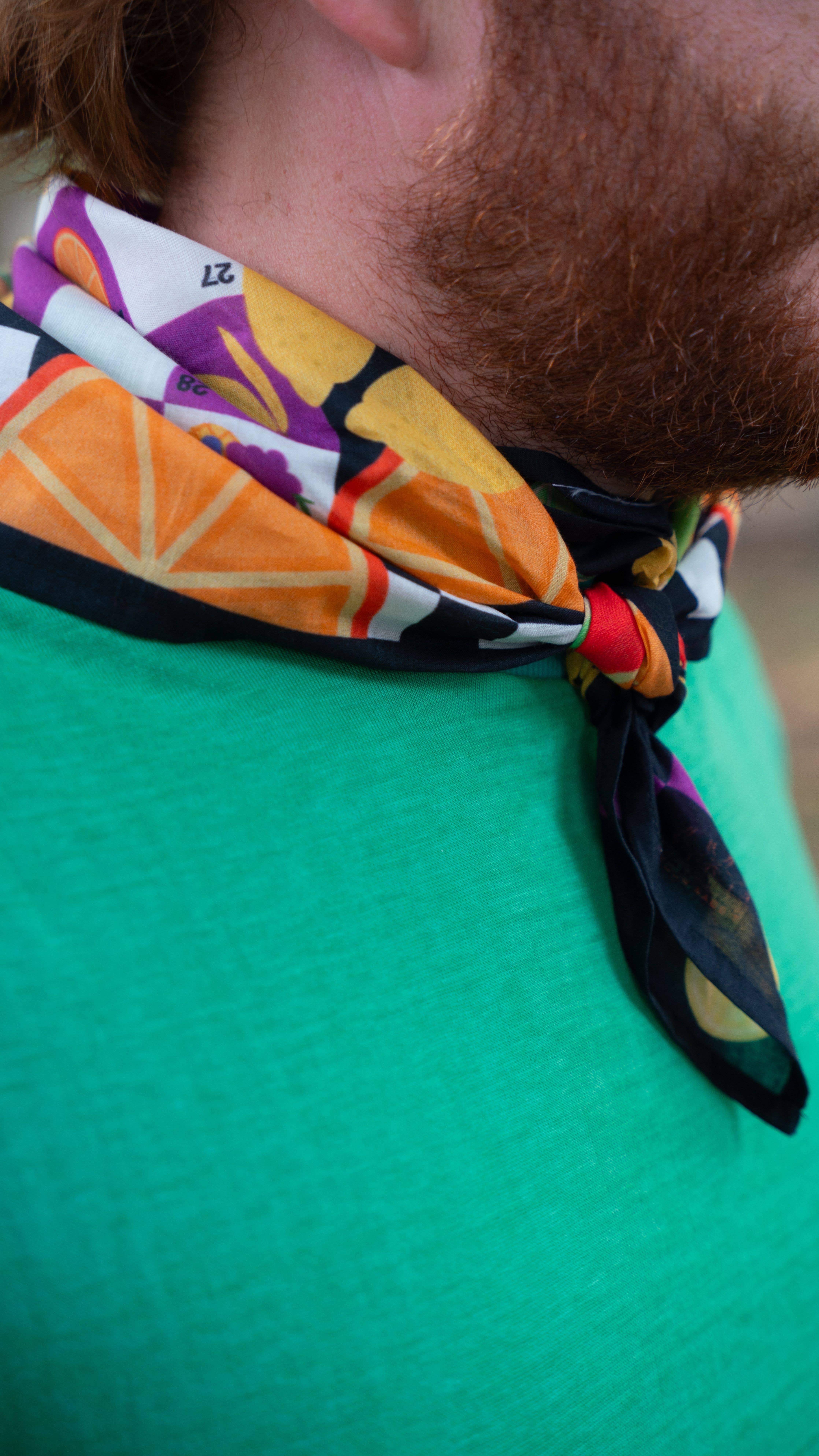 FOUR RABBIT - Wholesale Bandana - Unisex - Fruit Salad Bandana Board Game3