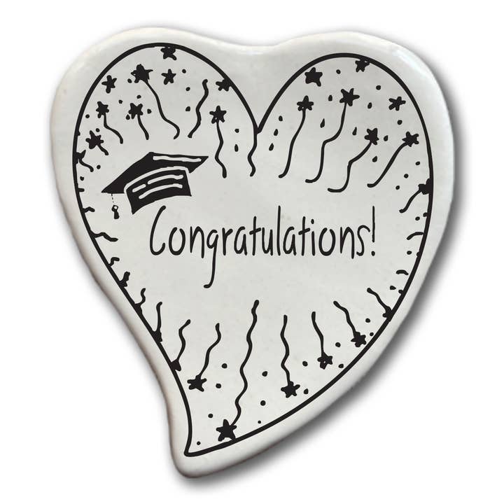 August Ceramics - Wholesale Jewelry Dish - Ceramic Heart Dishes: All Occasion Pre-Pack of 30 dishes10