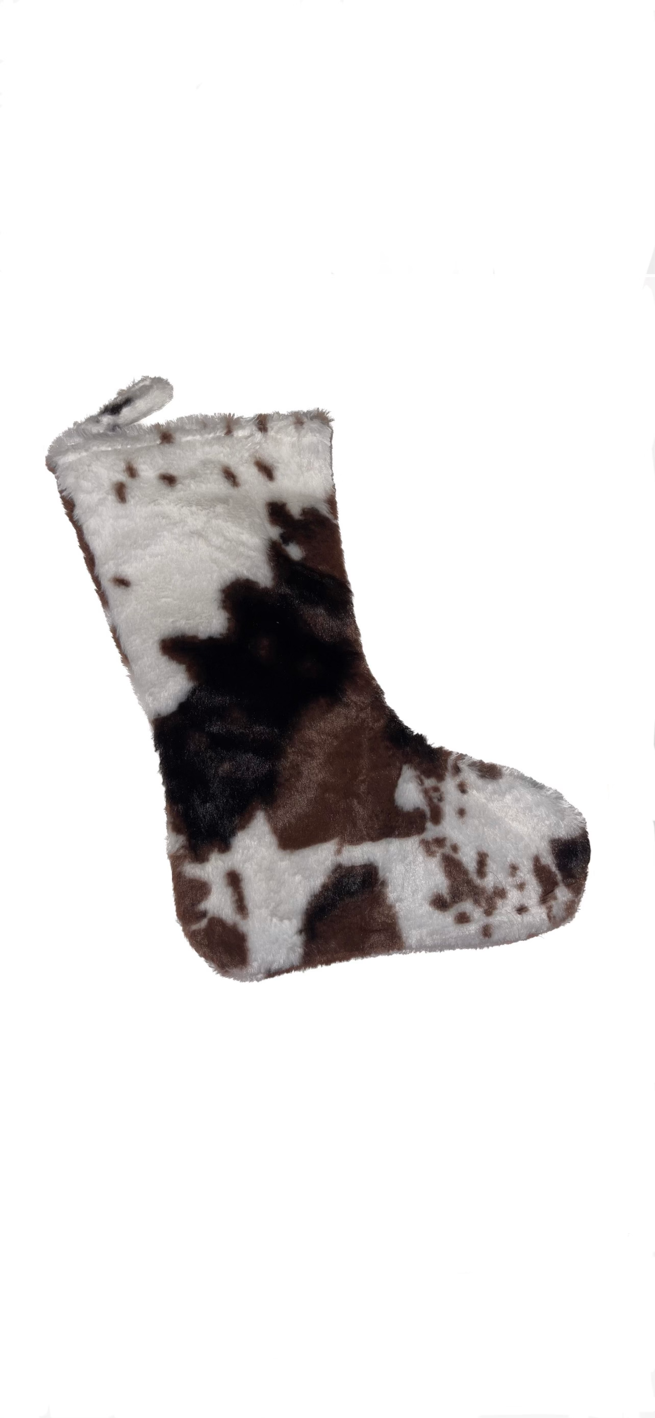 Granny B's Holiday Depot - Wholesale Holiday Stocking - Faux Cow-print Stocking1