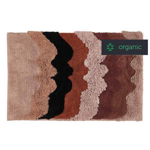 carpet. HUMANS. Oeko-Tex cotton Large pile. 90X120cm for wholesale by liv interior