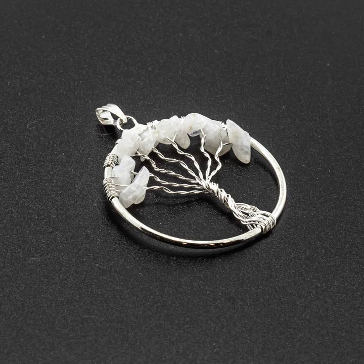 Quasar Gems USA – wholesale Individuell berlock/hänge – Livets träd ädelstenshalsband13