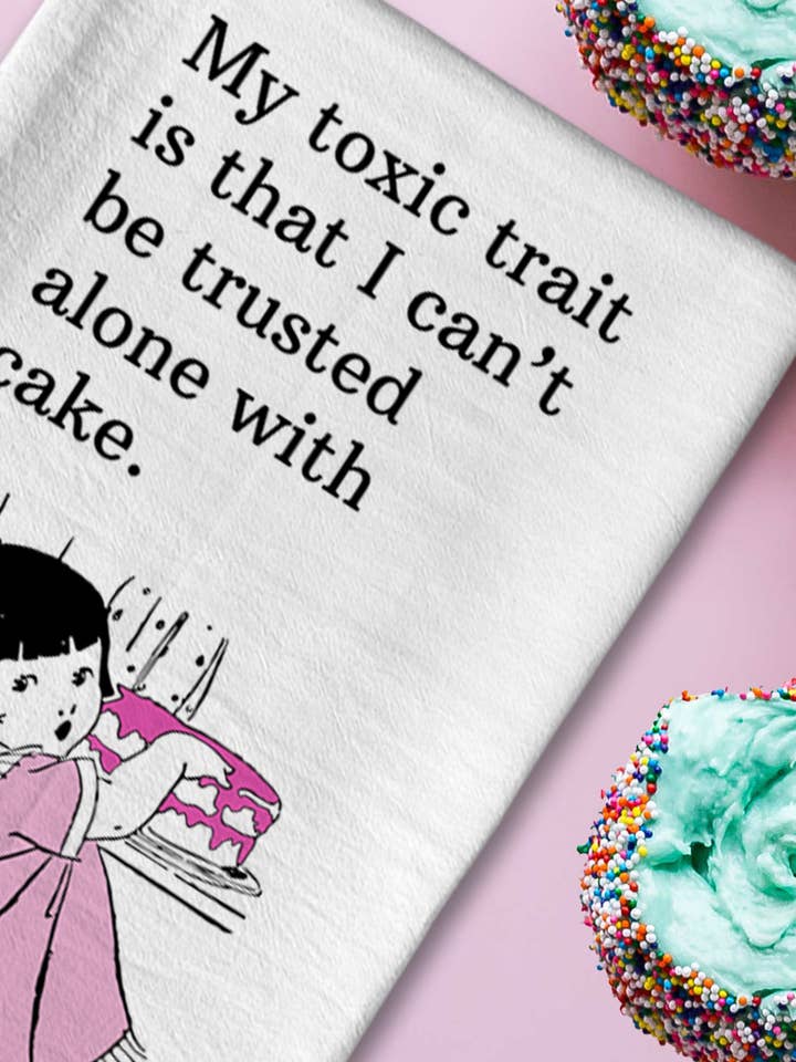 Retro Funny Dish Towels - Set of 3 for wholesale by Boredwalk