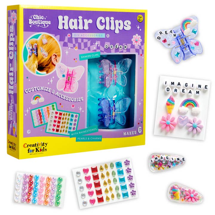 Chic Boutique DIY Hair Clip Kit for Kids for wholesale by Faber-Castell / Creativity for Kids