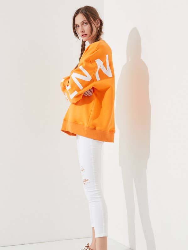 Cotton Muse - Wholesale Graphic Sweatshirt - Women's - Tennessee gameday oversized sweatshirt1