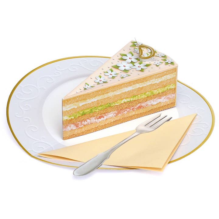 New! pop up card wedding cake for wholesale by Gollnow Paper Creations