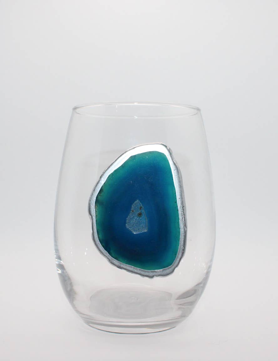 Zim Designs – Großhandel Weingläser – Agate handgefertigtes weinglas ohne stiel3