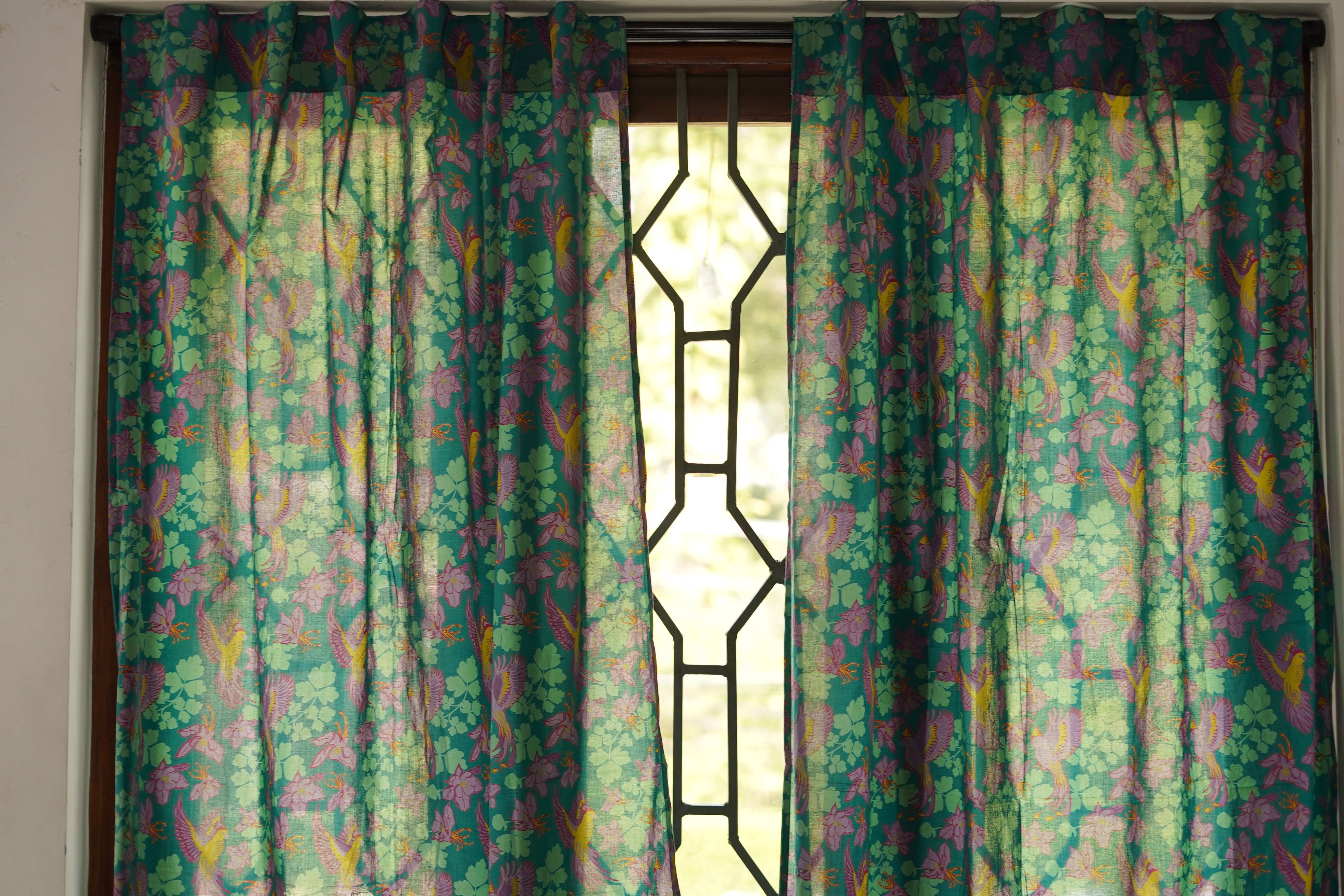 Annahmol - Wholesale Curtain - Vintage Inspired Botanical Sheer Curtains: Assorted Prints21