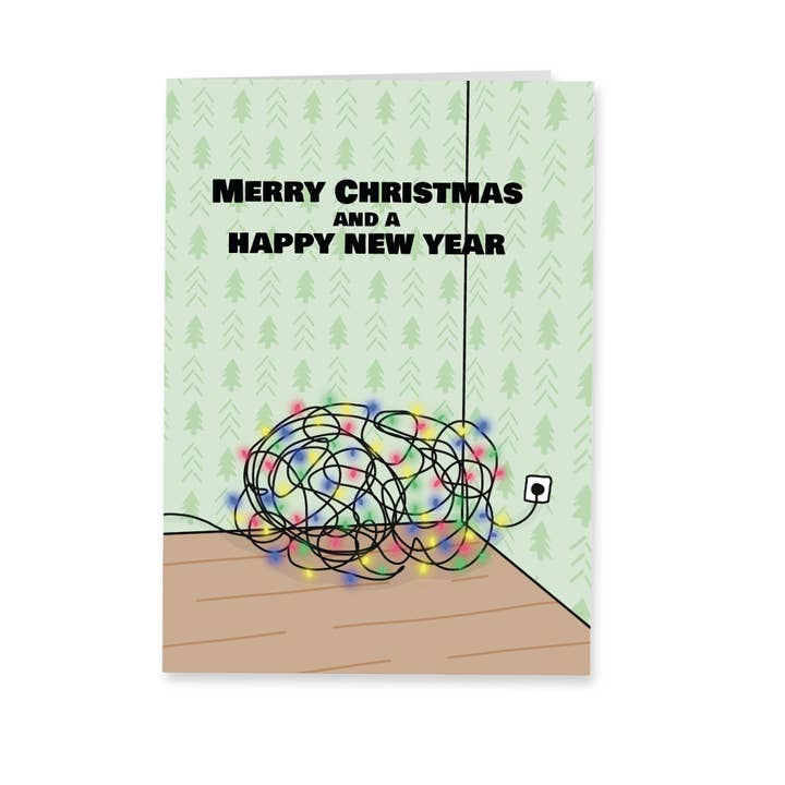 Wenskaart kerst - Lichten knoop voor wholesale door Deadpixel