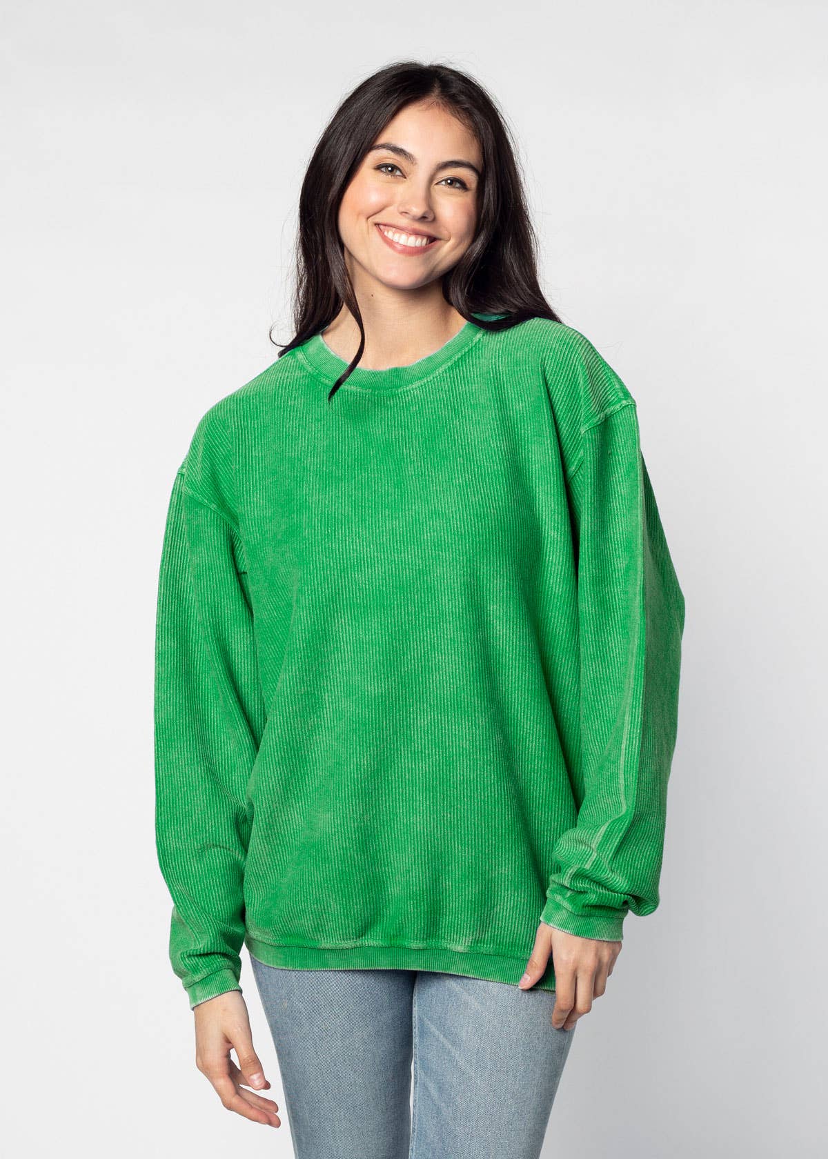chicka-d - Wholesale Sweatshirt - Women's - The Original Corded Crew, all colors6