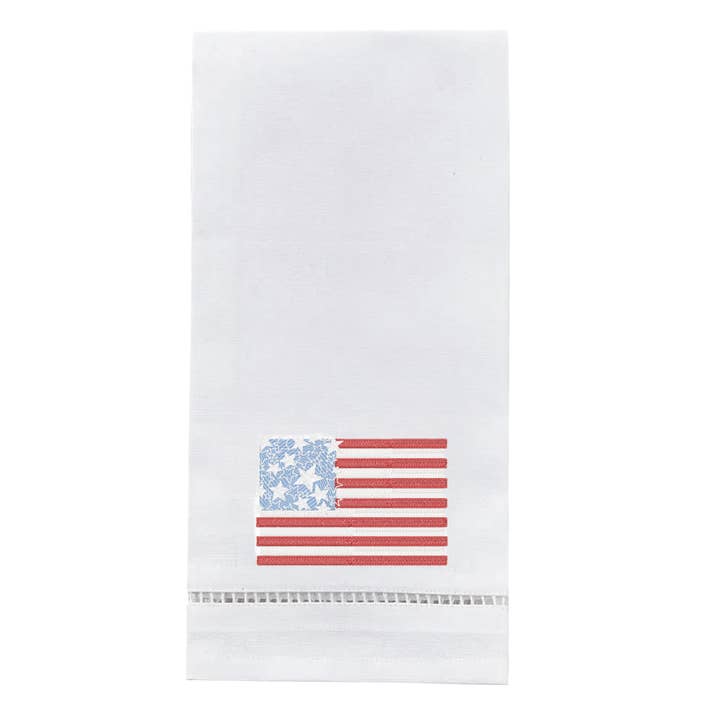 Strofinaccio con Bandiera Americana Stellata per la vendita all'ingrosso da parte di Blythe Embroidery Co.