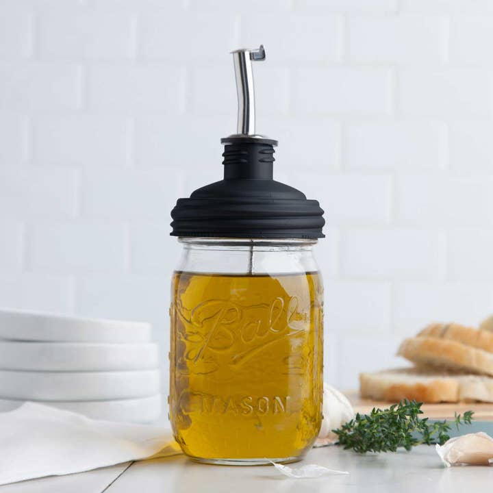 reCAP Mason Jars - Venta al por mayor Tapa para bebidas - Tapa con boquilla para verter ReCap® Mason Jars, sin embalaje, caja de 25