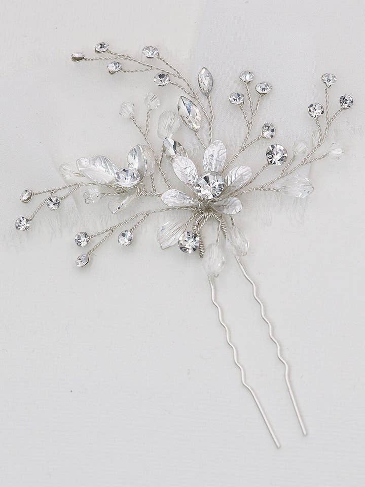 Anna Crystal Hårnål Set om 2 för wholesale av allureweddingjewelry