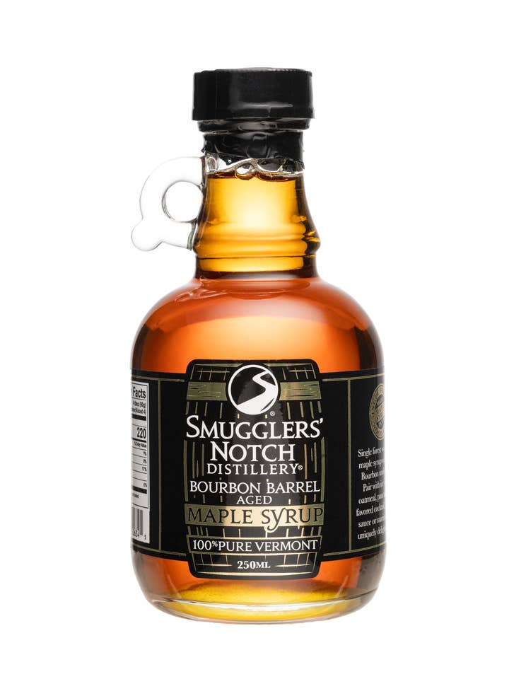 Bourbon Barrel Aged 100% Pure Vermont Maple Syrup - 250 mL for wholesale by Smugglers' Notch Distillery