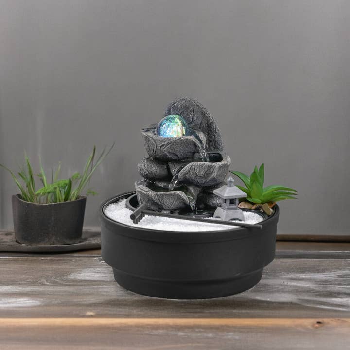 Zen'Arôme - Wholesale Decorative Tabletop Object - Zen Garden & Bogota Indoor Fountain - Zen Atmosphere Decor7