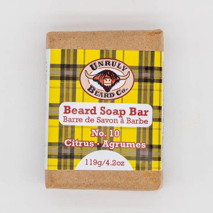 Beard Soap Bar - Citrus for wholesale by Unruly Beard Co