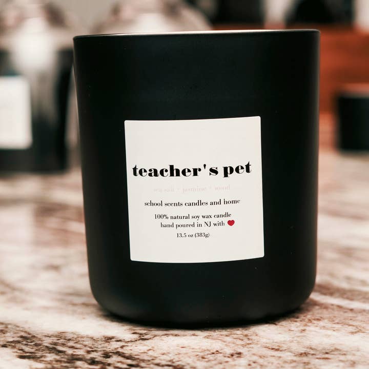 School Scents Candles - Wholesale Jar/Filled Candle - Teacher's Pet 13.5 oz0
