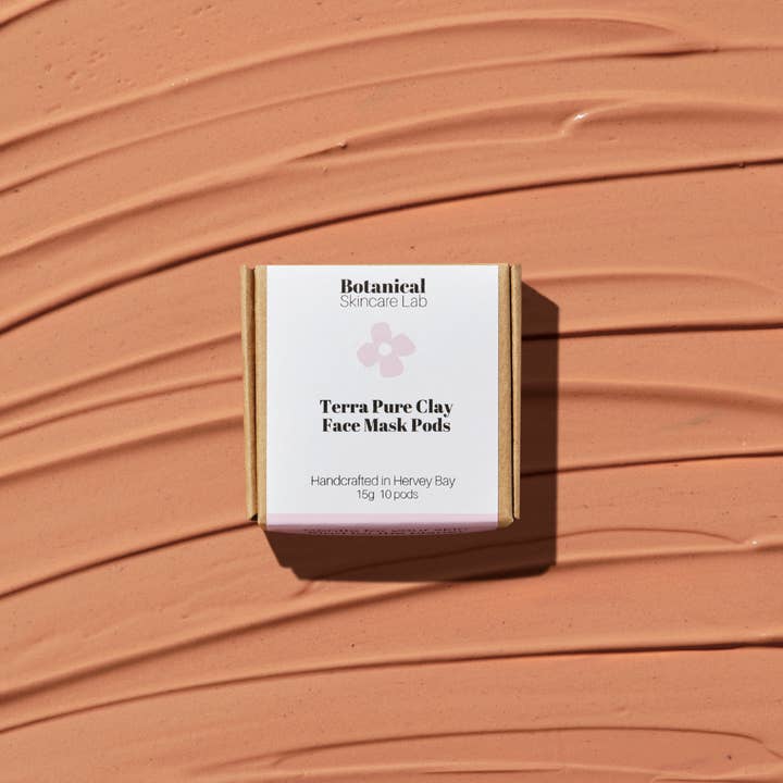 Terra Pure Clay Face Mask Pods for wholesale by Botanical Skincare Lab