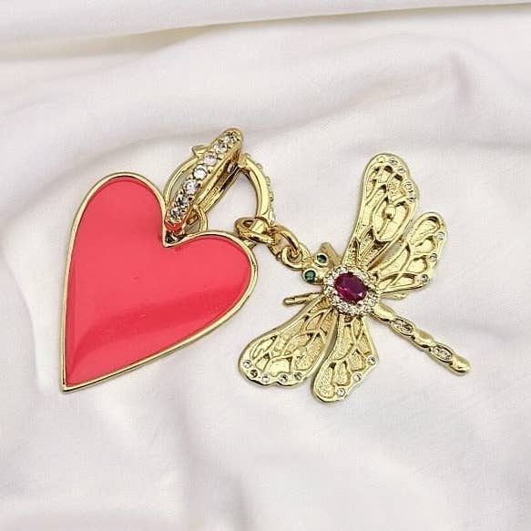 Esmelie örhängen med 10 mm hoops och olika hängen för wholesale av Huracan