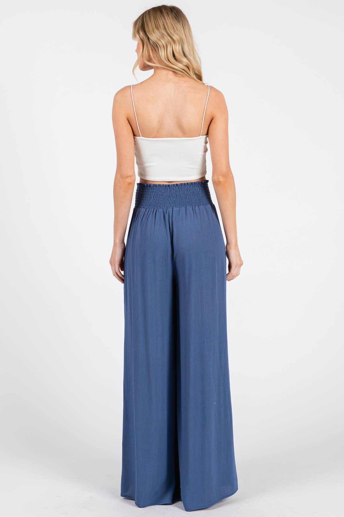 Final Touch – wholesale Pants – Women's – Heavy Gauze Wide Leg Pants - NP70263D-HV40