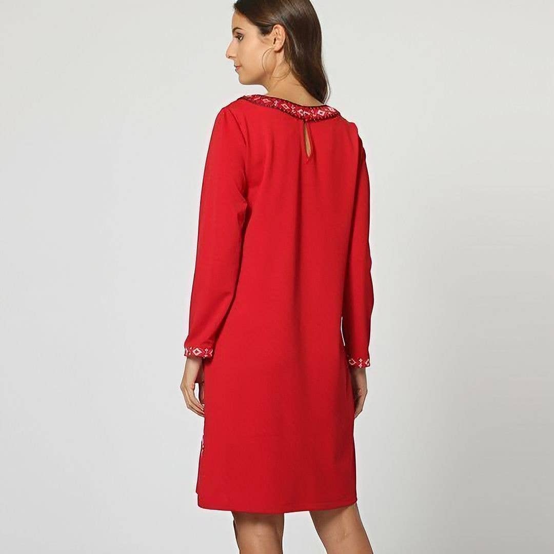 BanBat – Engroshandel Kjole - Dame – Broderet kjole - AN-1605221