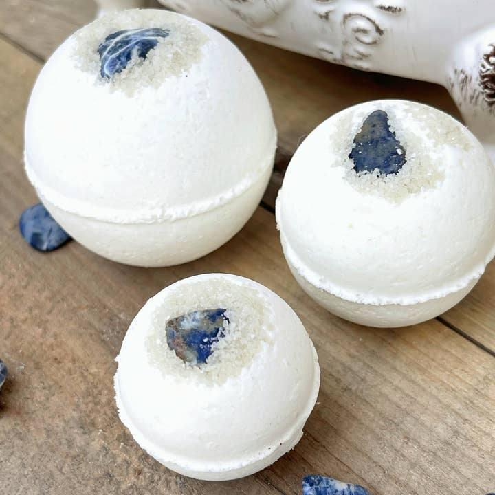 Rage Gems & Jewelry - Wholesale Bath bomb/fizz - Sodalite & Sel Gris Bath Bomb2