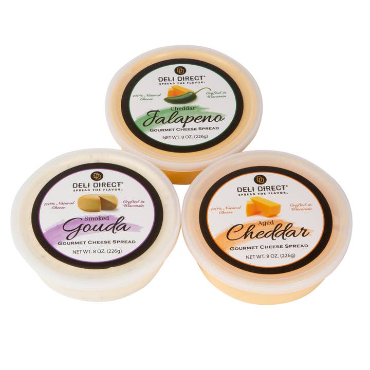 Merchandise Unlimited - Wholesale Cheese - Wisconsin Cheese Spreads 8oz Shelf Stable