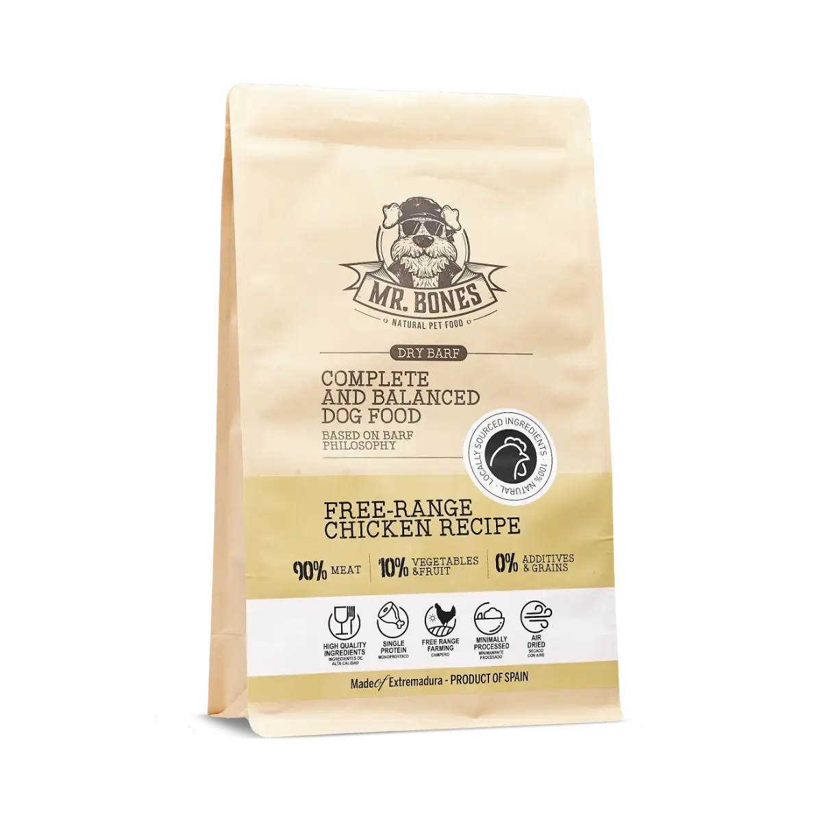 Mr.Bones - Natural Pet Products - Wholesale Pet Food - Dog - Dry BARF for dog- Free Range Chicken.3