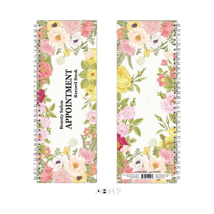 BranVx Distributors - Wholesale Calendar - Salon Appointment Book 2-Column