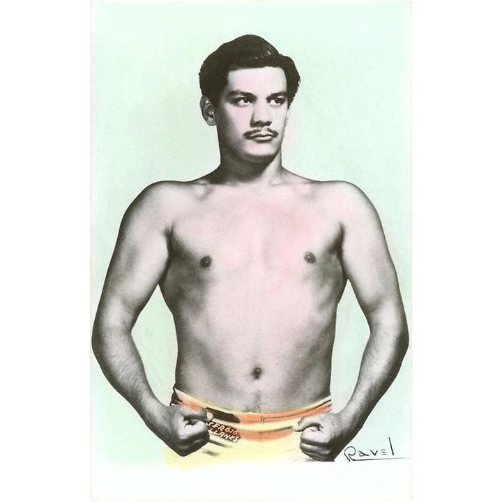Found Image Press – wholesale Magnet – Magnet MX-134 Sergio Llanes, mexikansk brottare