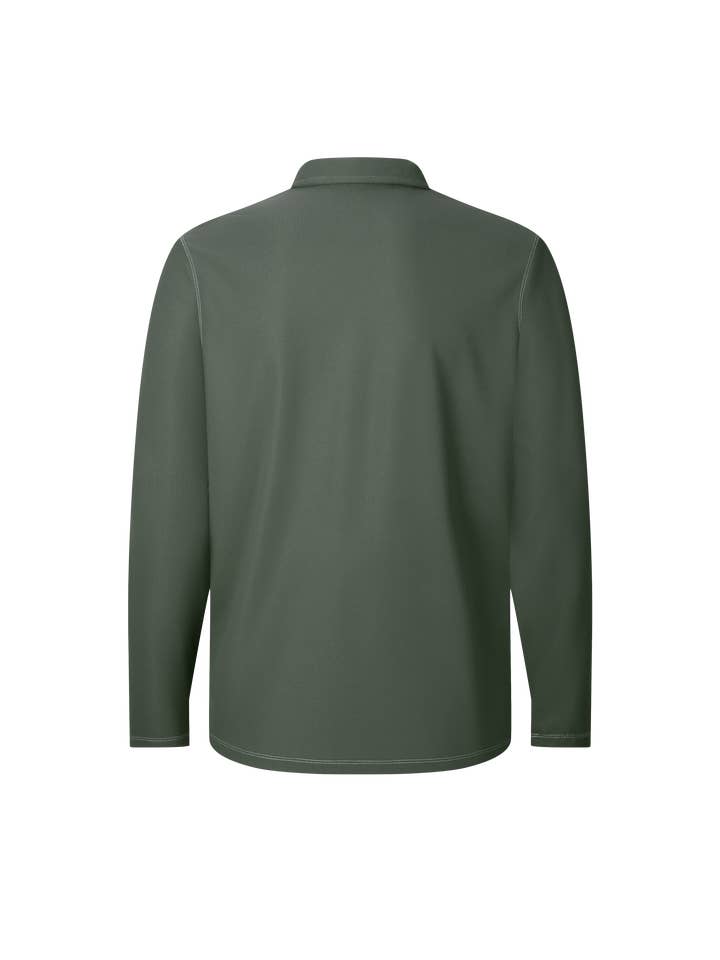 Sage Waffle Quarter Zip Performance Pullover for wholesale on Faire1