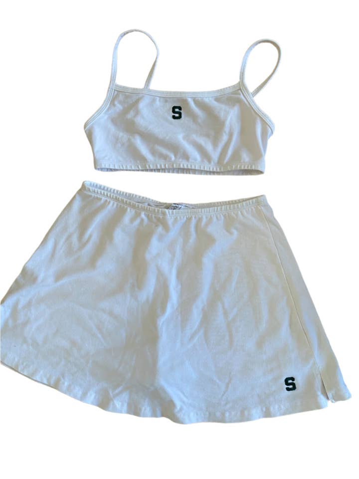 Michigan State Halftime Skort for wholesale by Recess Apparel