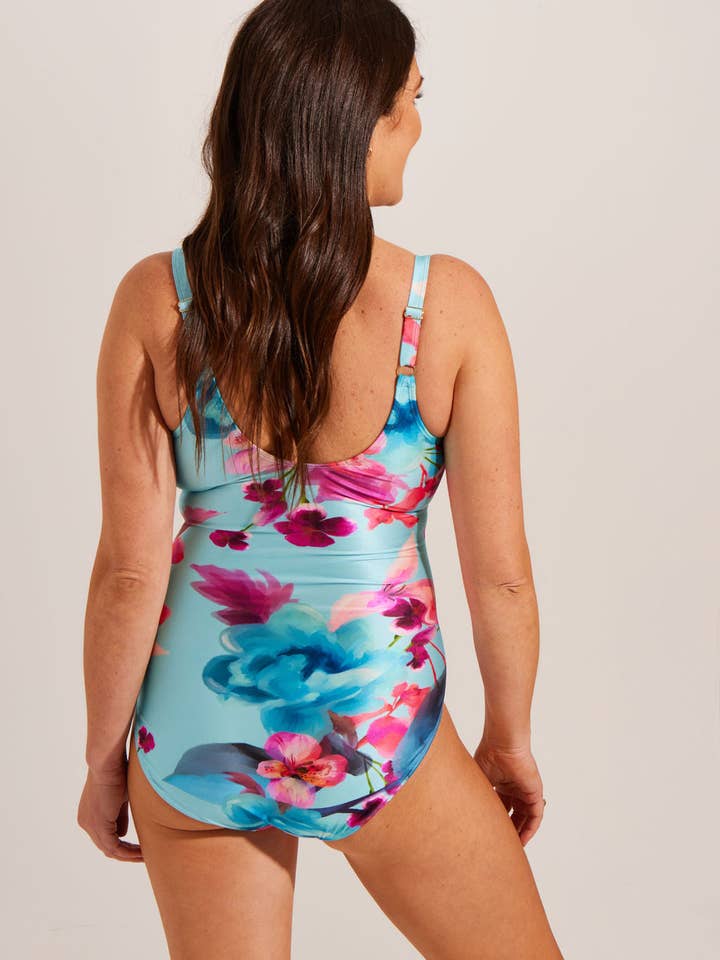Seaspray Swimwear – Großhandel Badeanzug – Damen – Kefalonia Badeanzug mit Twist-Bust3