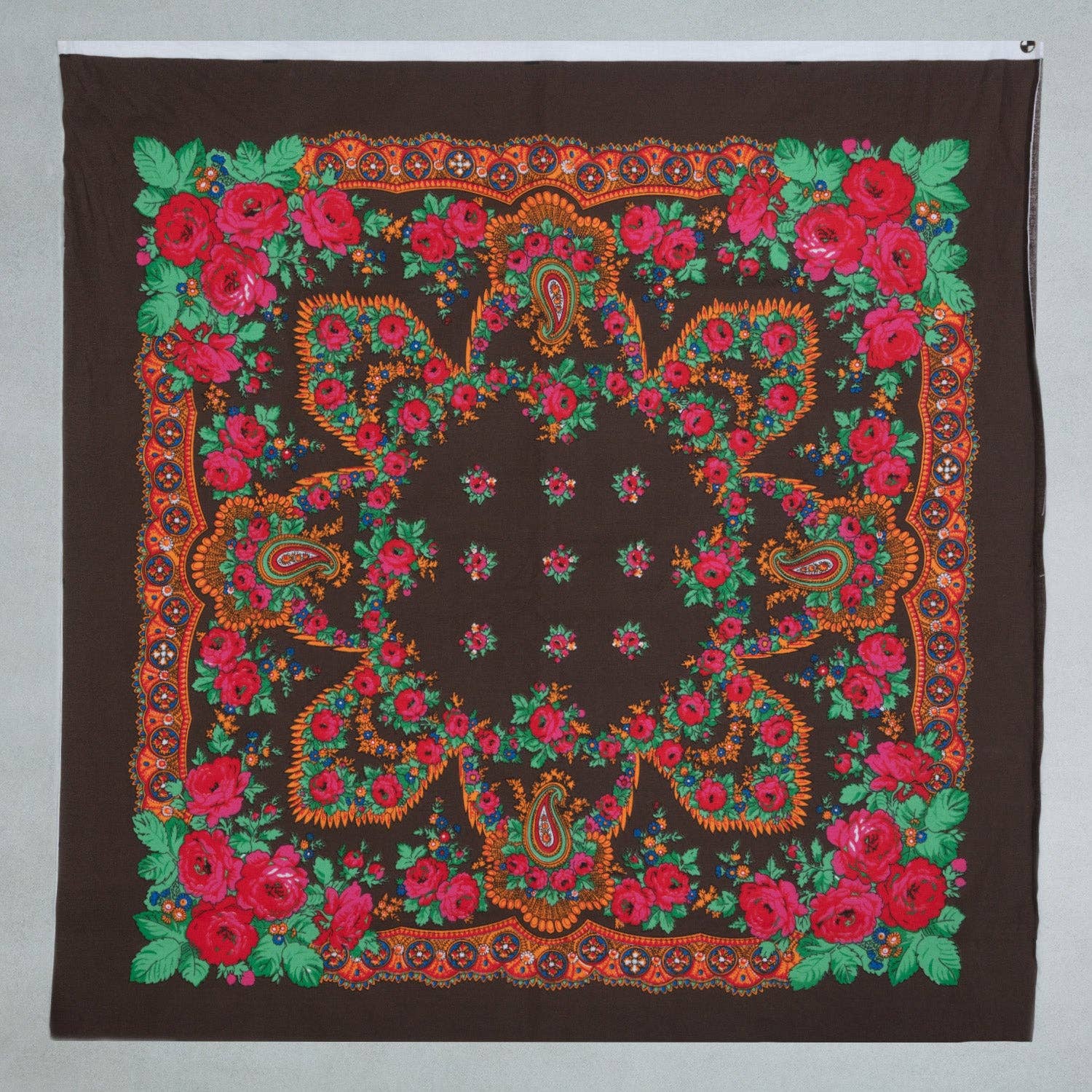 Folclore Crafts - Wholesale Scarf - Women's - Portuguese folk cotton fabric for shawls4