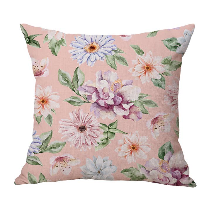 Spring Floral 2 Decorative Pillow, Indoor/Outdoor for wholesale by Study Room