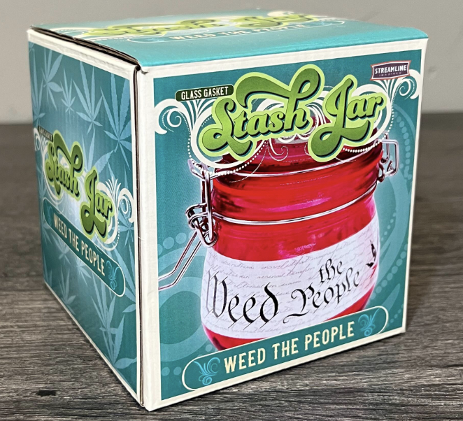 Streamline - Wholesale Jar - Weed the People Large Storage Jars with Gasket Seal Lids1