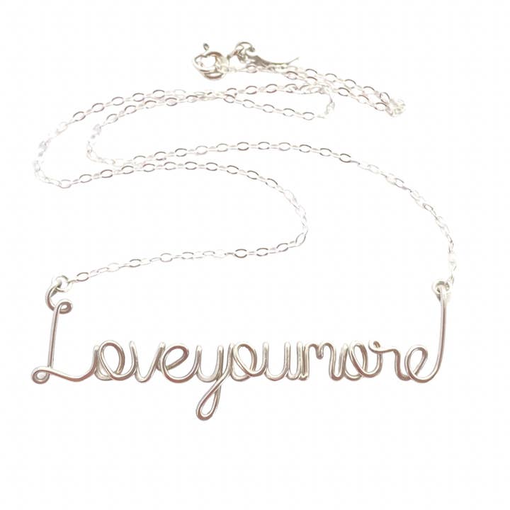 Collana Love You More - Collana Love You More in argento sterling per la vendita all'ingrosso da parte di BlighPosh