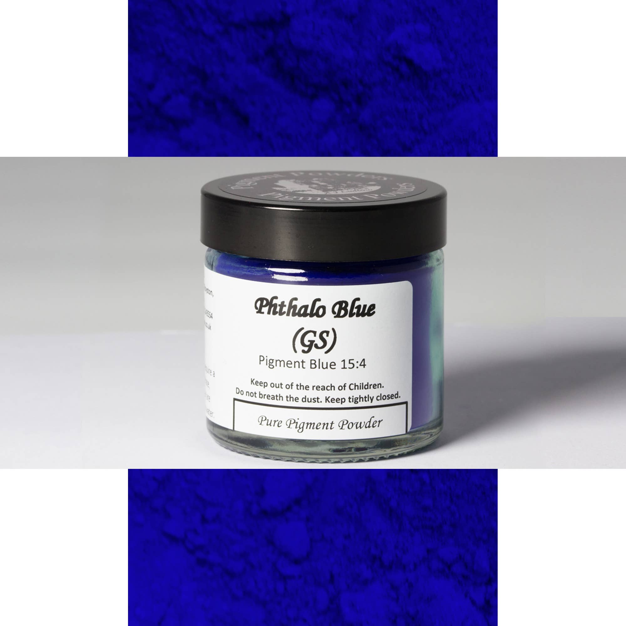 A J Ludlow - Wholesale Pigment - Phthalocyanine Blue (Green Shade) Pure Pigment Powder (60ml)