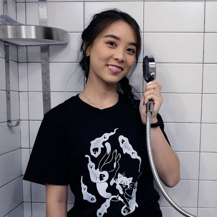 T-shirt Ghost Fish pour la vente par Bandage Brigade