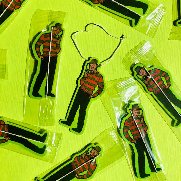 Studio Soph (We Pay Your Import Fees - We Ship DDP) - Wholesale Car Freshener - Unisex - Freddy Krueger Halloween Air Freshener