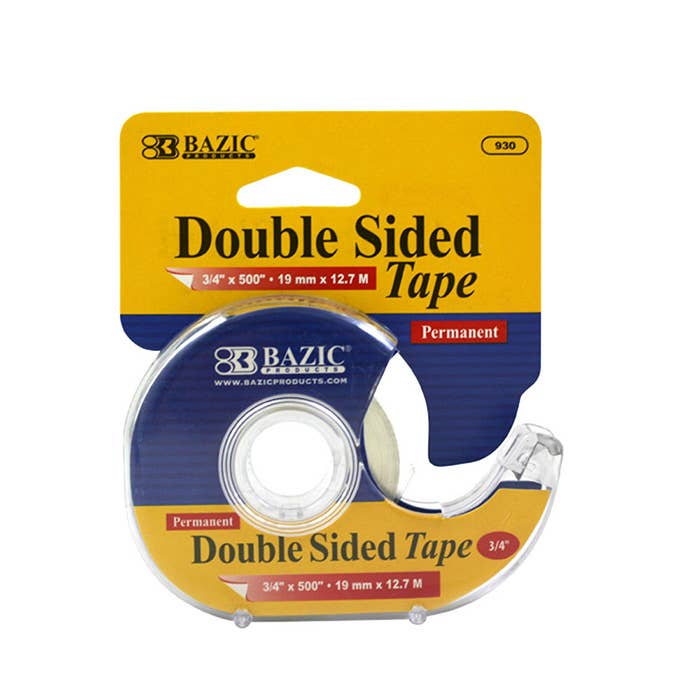 Luna Office Supply - Everyday Essential - Wholesale Tape - 500" Double Sided Permanent Tape With Dispenser