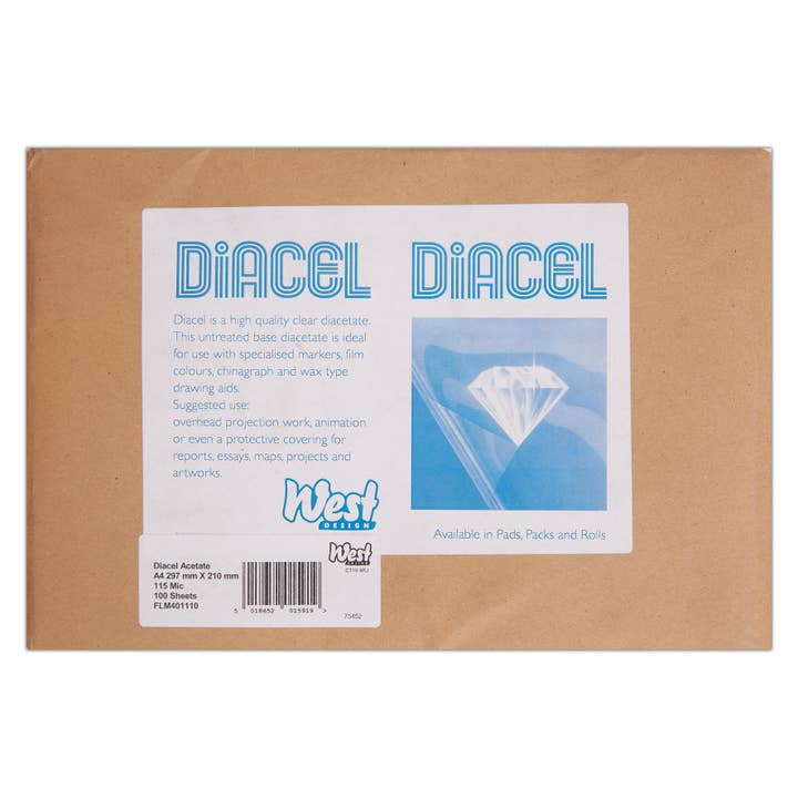 Diacel Sheets A4 115µm 100 Sheets for wholesale by West Design Products