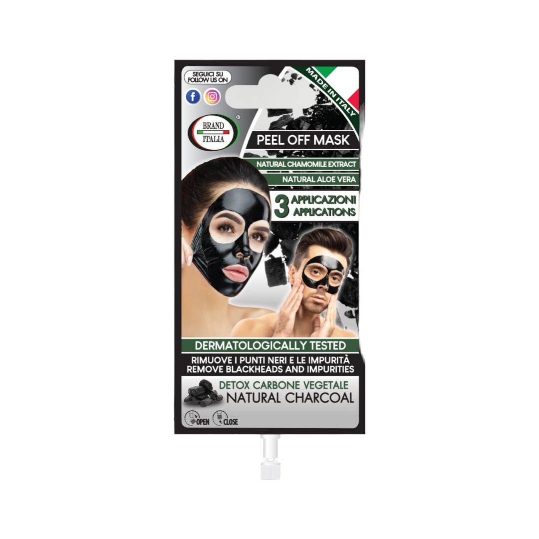 pirotta srl - Wholesale Skincare Face Mask - M26Esa Black Detox Mask with Vegetable Charcoal 15ml