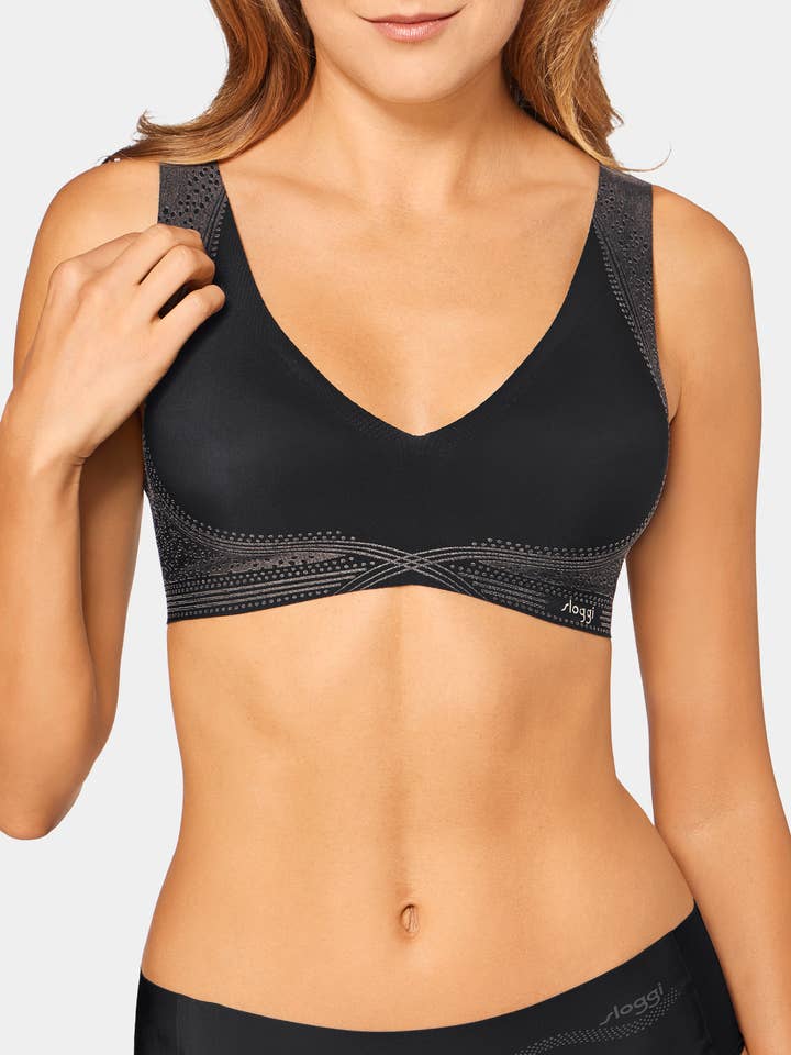 Sloggi – Engroshandel Bh - Dame – Sloggi Zero Feel N Ex - behagelig trådløs bh med v-udskæring1