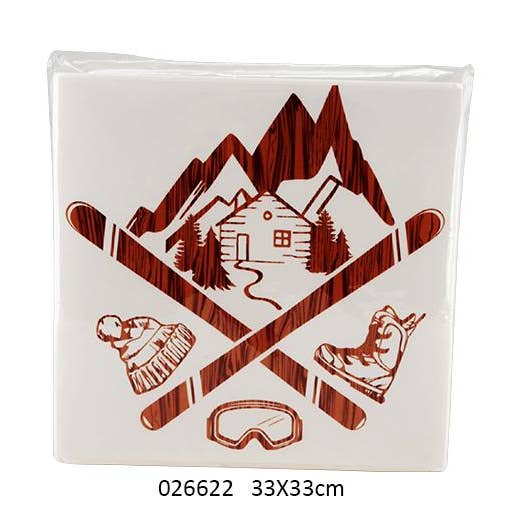 Pacote De 20 Guardanapos De Papel 'Montanha' 33 X 33 cm por atacado de Faye