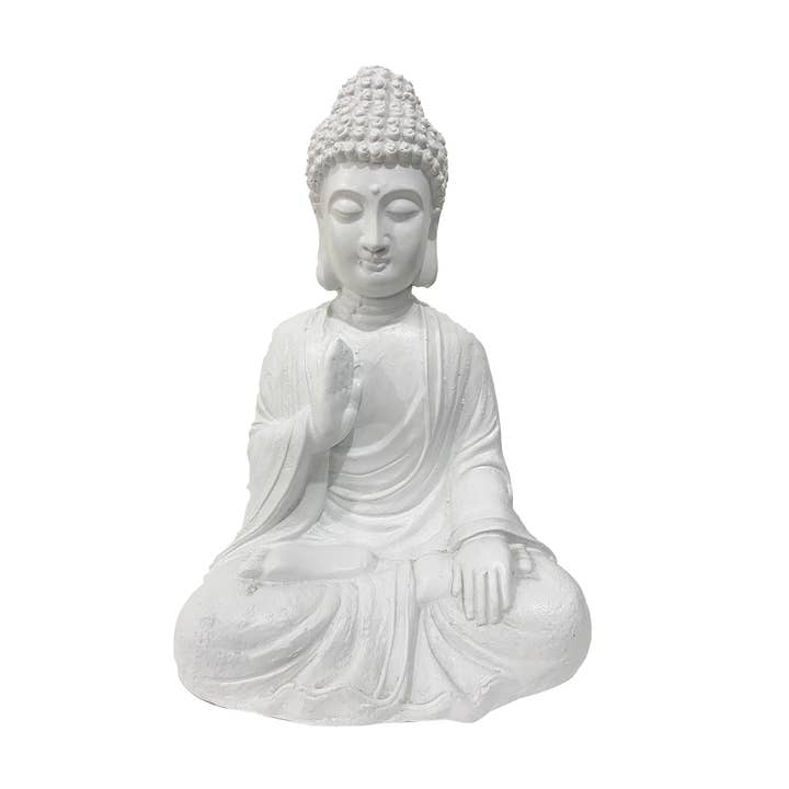 Galt International Company - Wholesale Sculpture - Meditating Buddha Garden Statue 16"H