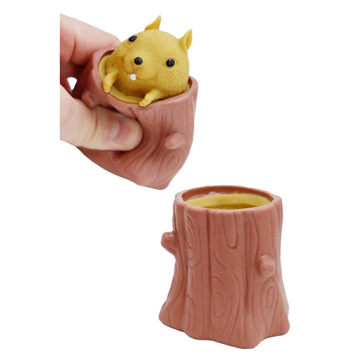 Cap Zone - Venta al por mayor Juguete blando - Niños y bebés - Juguete elástico y esponjoso con forma de ardilla con forma de ardilla
